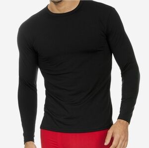 THERMAJOHN Black Crew Thermal Top